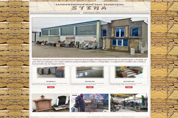 Pogledajte novi kamenorezacki sajt www.stenaprodukt.com